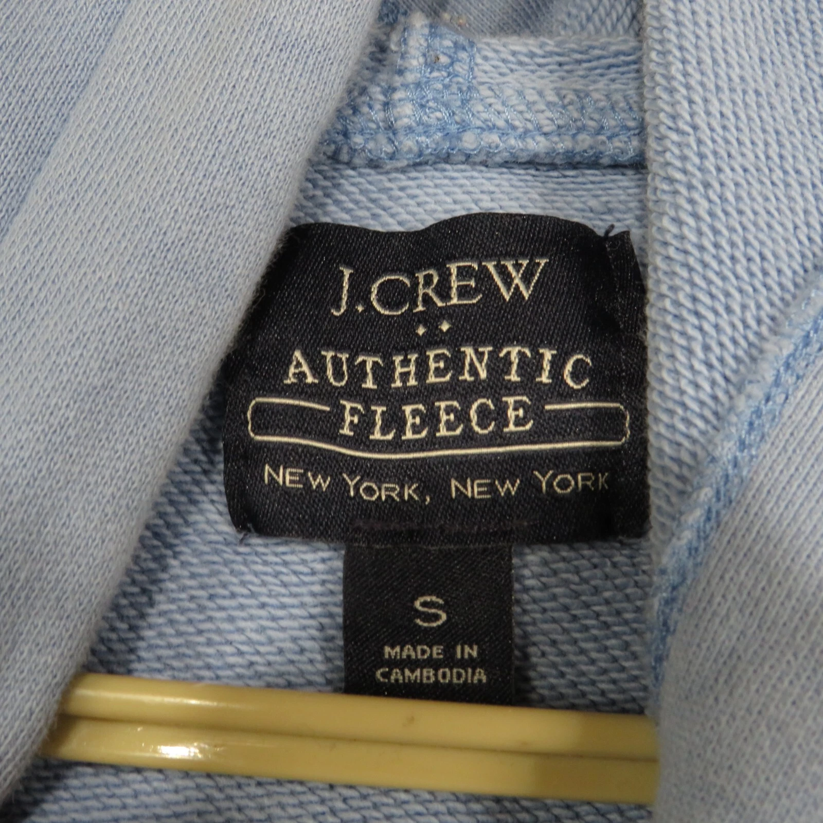 VETEMENTS Felpa con cappuccio J Crew donna piccola blu fitness allenamento atletico donna