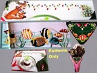 Reindeer Mischief String Lights Tropic Sea Fish Lotus CROSS STITCH PATTERNS