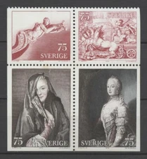 No: 79267 - SWEDEN - AN OLD BLOCK OF 4 - MNH!!
