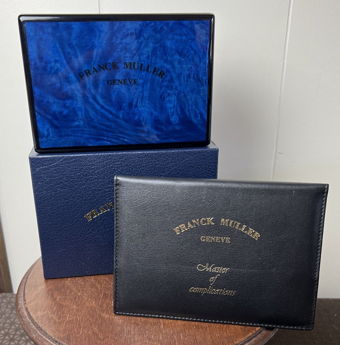 Franck Muller Master Complications BLUE Watch Storage Box Case