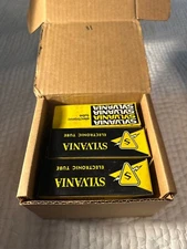 Old Radio Ham radio Vacuum Tubes Sylvania Check description REDUCED