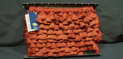 15 Yards - 3'' Tassel Fringe India House Trimmings New-Burgandy