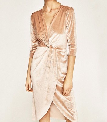 zara velvet dress