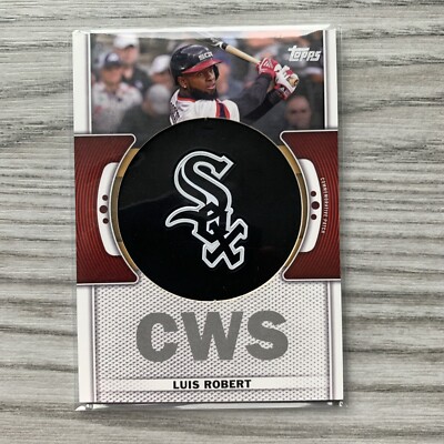 2023 Topps Luis Robert Team Logo Commemorative Patch #TLP-LR White Sox | NM