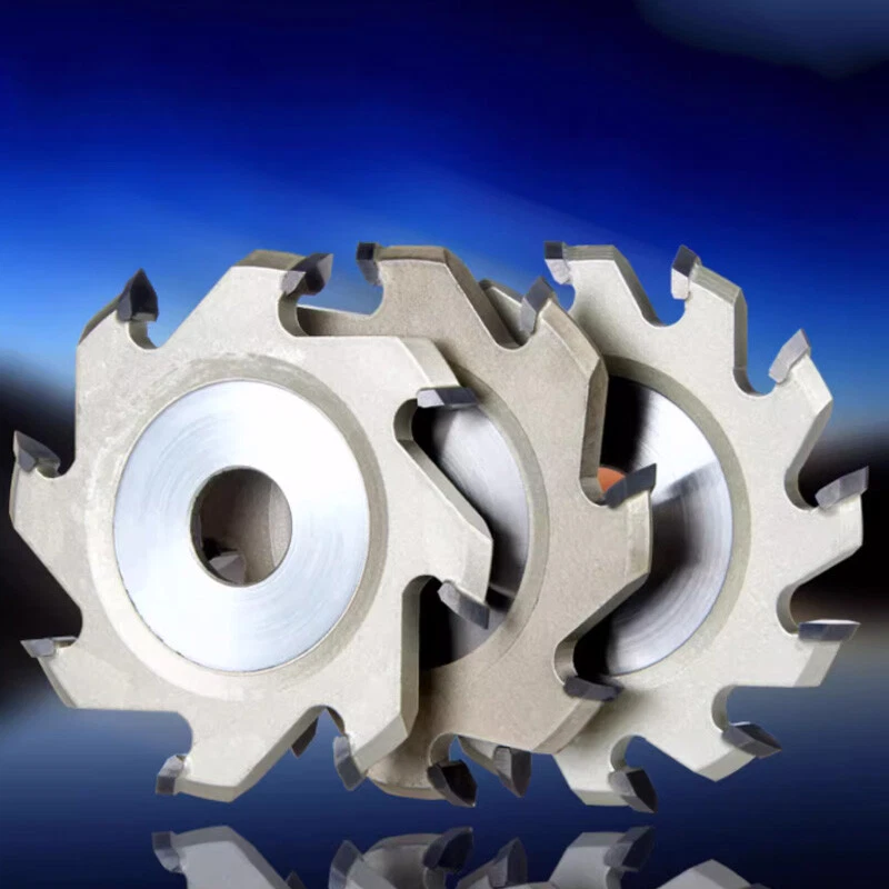 Hoja de sierra circular de aleación 6/8/12T tallado panel compuesto de aluminio disco de corte en V Foto 3 de 4