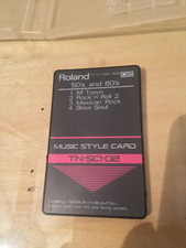 ROLAND • MUSIC STYLE CARD • TN SC1 02 • " 50's and 60's"