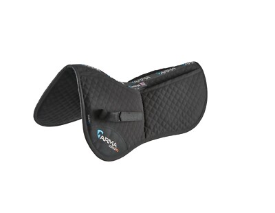 Shires Arma korrigierendes halbes Pad 5300 schwarz - vier Taschen, schweißableitend