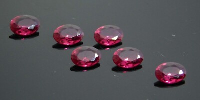 Natural Red RUBY Oval Shape 6.80 Ct Loose Gemstone Lot Ring Size CERTIFIED