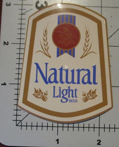 NATURAL LIGHT X Rowdy Gentlemen natty d STICKER decal craft brewery brewing