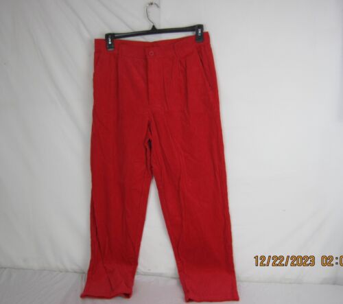 Rowing Blazers x Target Men's Straight Fit Corduroy Pants Red 33x32 - Picture 1 of 13