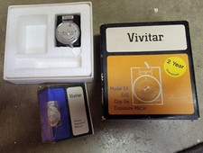 Vivitar Model 24 Clip On Analog light meter With Original Box And Paperwork
