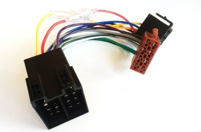 Passend für VW GOLF 1 3 4 Auto Radio Adapter Kabel drehbar ISO DIN Strom 