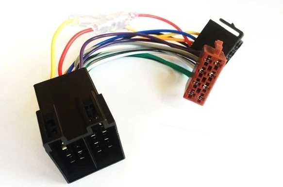 Passend für VW GOLF 1 3 4 Auto Radio Adapter Kabel drehbar ISO DIN Strom