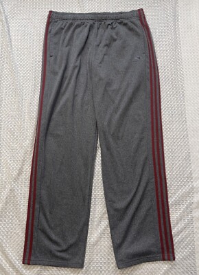 パンツ old adidas Grey WIDE Track Pants Adidas Baggy Fit Windbreaker Trackpants Size L Unisex