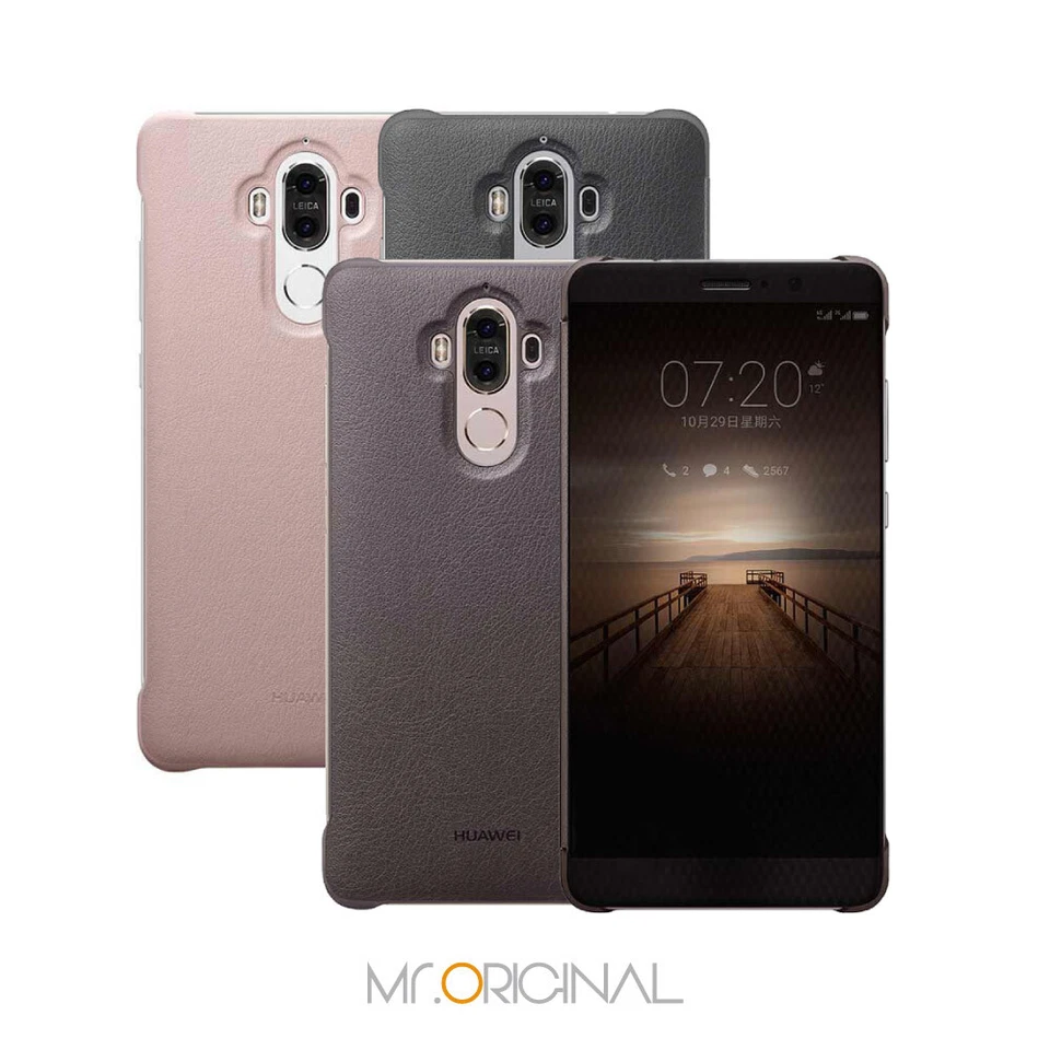 Funda Original Huawei Oficial Mate 9 Cuero / Mate 9 Pro Smart View Abatible Foto 4 de 4