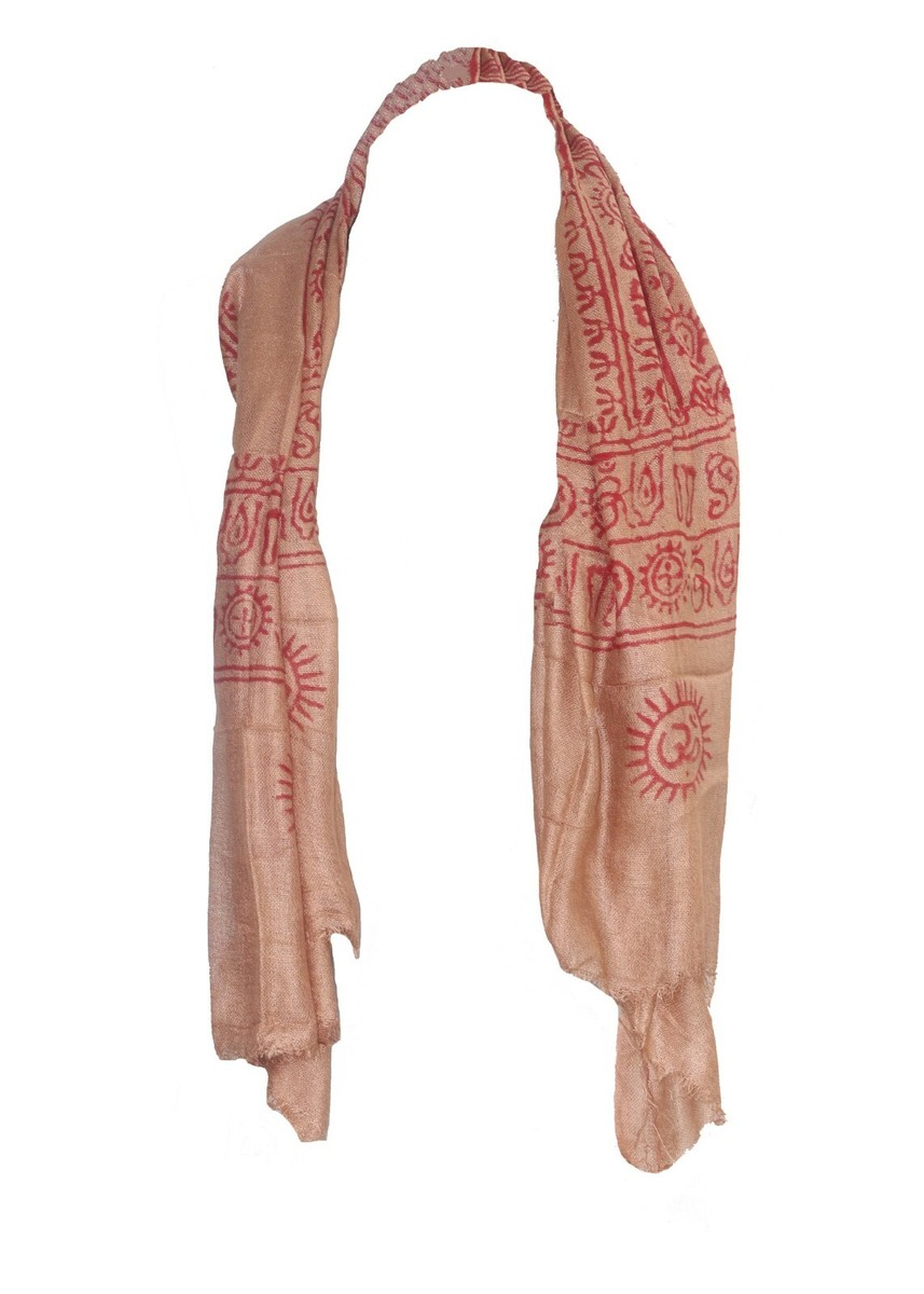 Scialle Per Yoga E Meditazione - Stile Boho Con Motivo Om - Unisex, 216x104 Cm - Foto 10