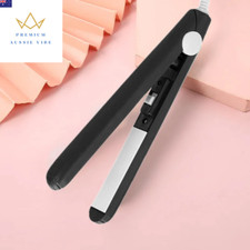 New Mini Hair Straightener Flat Iron Ceramic Curling Iron Short Hair Portable Du
