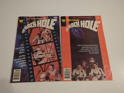 The Black Hole #2 #3 Whitman Comics Walt Disney Productions Comic Book 1980 !