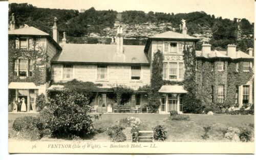 UK Ventnor - Bonchurch Hotel old France printed postcard