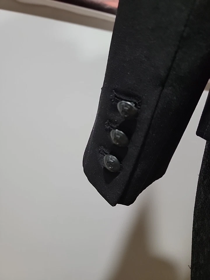 Blazer negro de novio Literature Noir talla 1 para mujer pequeño #6 Foto 4 de 4