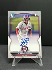 2023 Bowman Chrome #CPA-YR 1st Yoander Rivero Auto