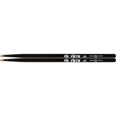 Vic Firth American Classic Drumsticks with Black Finish 5A Wood