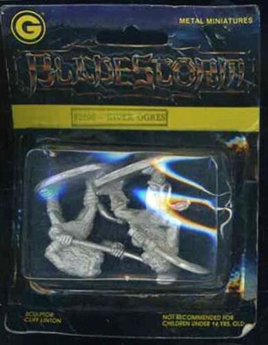 BLADESTORM RIVER OGRES SEALED Fantasy Metal Miniatures Mini Grenadier Models - Picture 1 of 1