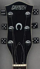 Dice Tuner Peg -  Key, Knob, Button Gretsch Guitar Knobs Only White & Ivory Left