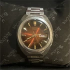 Seiko DX Men's Automatic Vintage 37mm Brown Dial Day/Date Steel Bracelet Watch