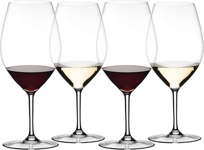 Riedel Wine Friendly XL Wine Glasses, 35Oz, Magnum Size, Set of 4, #001