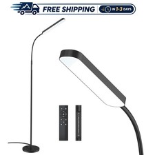 15W LED Floor Lamp with Remote Touch Control Adjustable Brightness Color