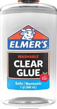 Elmer's School Glue 1 Quart Clear Non Toxic Washable Adhesive for Arts Crafts