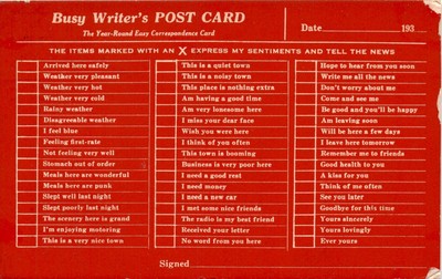 Otis C. Smith, Lewisburg, Ohio, Chicago, Century of Progress, World's Postcard