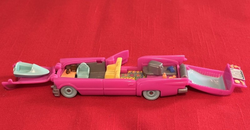 Vintage Bluebird Toys Polly Pocket  Pink Party On The Go Limo 1995