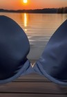New Blue Victoria’s Secret  34C  Wired Lined Demi Bra W Tags & V — photo 2