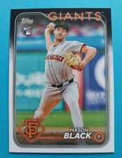 2024 Topps Update Series Mason Black RC #US179 San Francisco Giants