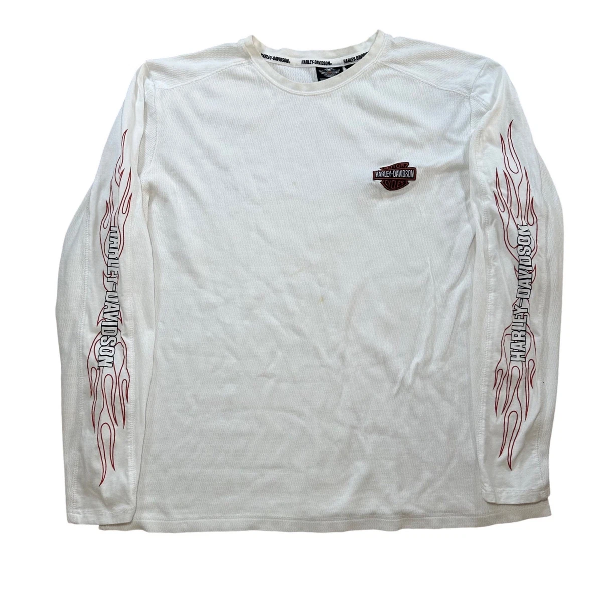 Harley-Davidson Long Sleeve White Shirts for Men for sale | eBay