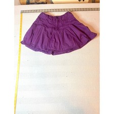 The Childrens Place Girls Purple Pleated Mini Skirt Size 14 Cotton