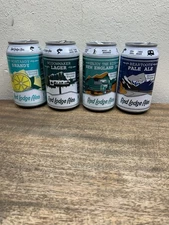 Empty Lot of 4 Craft Beer Aluminum 12oz. Cans ~Red Lodge Ales ~Red Lodge, MT.#2