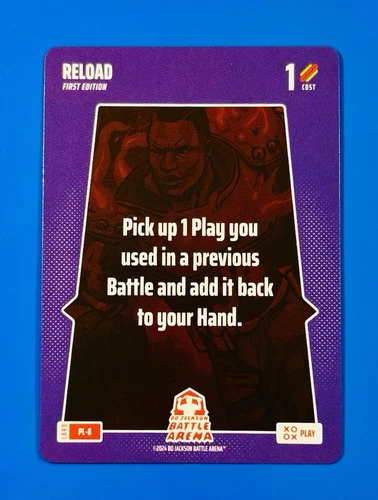 2024 Bo Jackson Battle Arena - Reload Play Card #PL-8 1st Edition