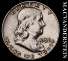 1959-D Silver Franklin Half Dollar - Scarce  Better Date  No Reserve  #L2619