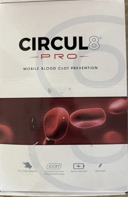 CIRCUL 8 PRO Mobile Blood Clot Portable Prevention Compression New-Open Box