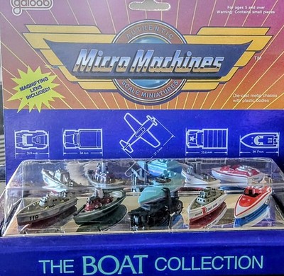 Galoob Micro Machines The Boat Collection Set 6400 1987 Sealed New