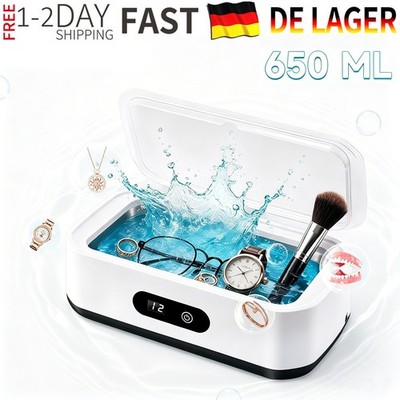 Automatisch Ultraschall Reinigungsgerät Uhren Brille Schmuck Ultraschallreiniger