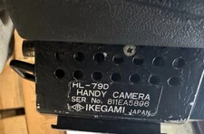 Ikegami HL-79D Camera w/ Fujinon Servo Zoom Lens, Tripod Plate – Works