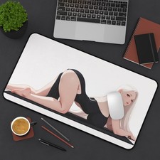 Seductive Anime Desk Mat with Elegant Design, Gamer Waifu Anime Waifu Mouse pad