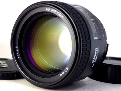 美品 AF NIKKOR 85mm f/1.8 Nikon AF Nikkor 85mm f/1.8 D Portrait Lens Exc++++ No Fungus No