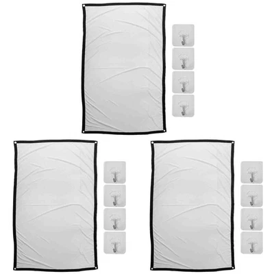 3X Tragbare Projektionswand für Heimkino   Foldable -Crease (60 ) W5O9 - Bild 1 von 4