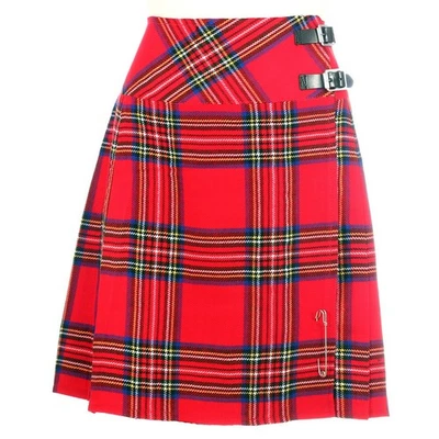 THE SCOTLAND KILT COMPANY New Ladies Scottish Royal Stewart 20" Knee Length Range of Tartans Size 6-28