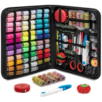 Sewing kit Basic,Needle and Thread Kit,Travel Hand Sewing Supplies for Adults...